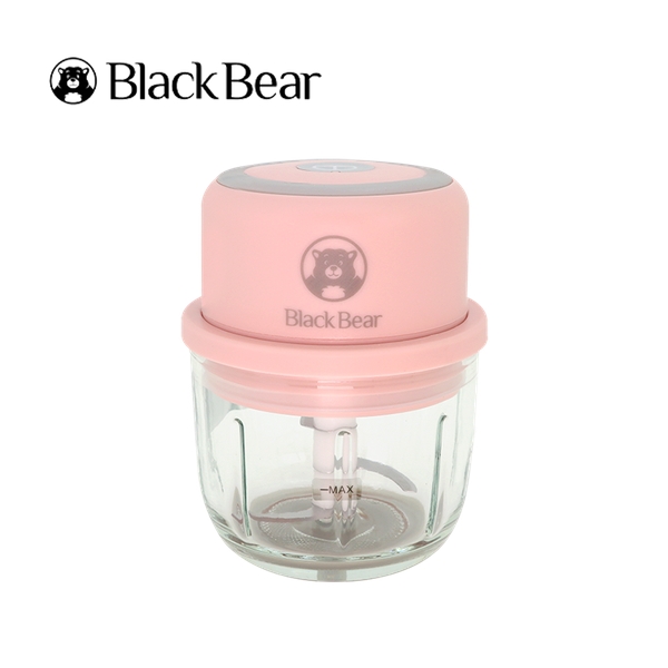 BLACK BEAR USB CHARGING MINI GLASS FOOD CHOPPE 0.3L (PINK)