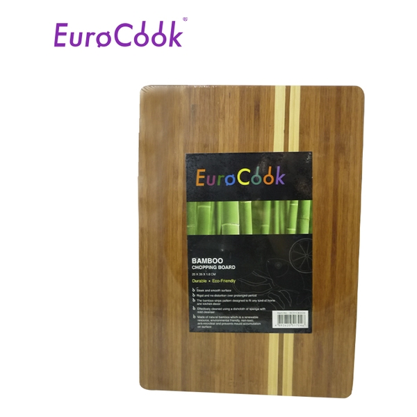 EURO COOK RECT. COLOR BAMBOO CUTTING BOARD (35X25X1.8CM) EC01CB3525