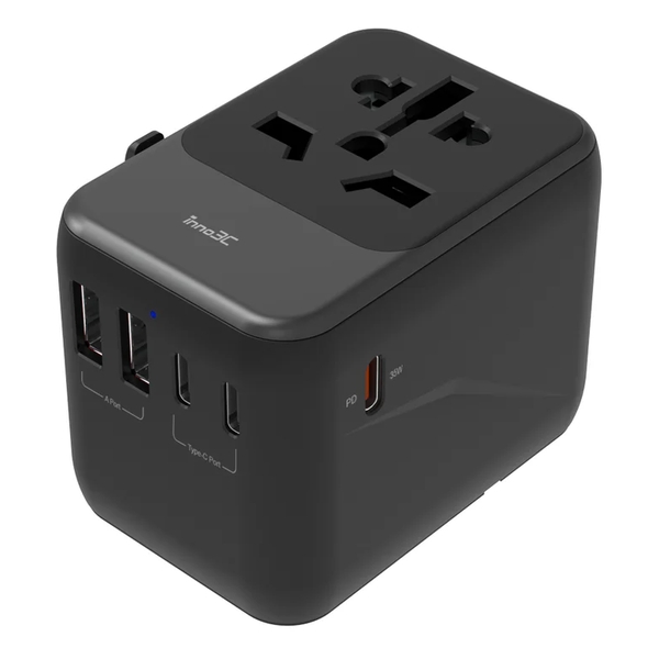 inno3C i-FT35 PD 35W 5 Ports AC Socket Universal Travel Adaptor