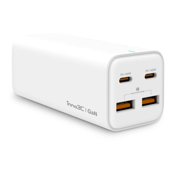 inno3C GaN 100W 四輸出快速充電器 i-100W WH