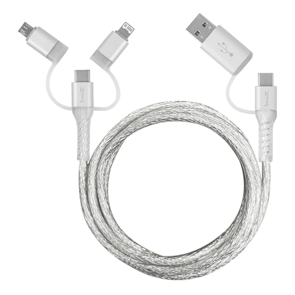 inno3C i-5CS-12  5 in 1 Lightning/Type-C/Micro toUSB/Type-C Cable 1.2M