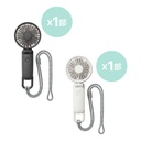 Rhythm - Silky Wind Mobile 3.2 USB Wireless Portable Folding Handheld Fan (2 Pcs Pack)