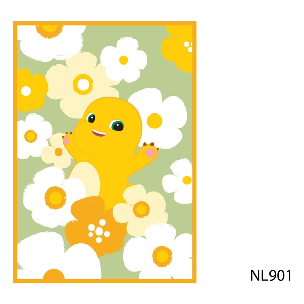 CASABLANCA 奶龍卡通柔絨雙層毛毯 (NL901BTT55)