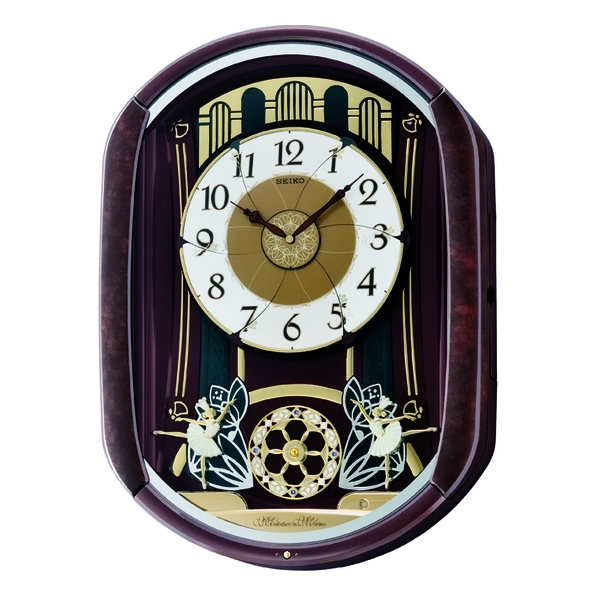 SEIKO - Quartz Wall Clock - Melodies in Motion (QXM297B)