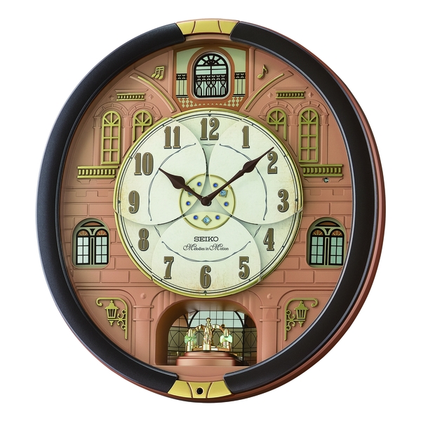 SEIKO - Quartz Wall Clock - Melodies in Motion (QXM601B)