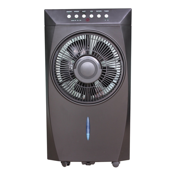Turbo Italy - Ultrasonic Remote Control Cool Mist Fan (Black)