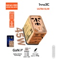 inno3C 45W GaN 4-Ports AC Socket Universal Travel Adaptor