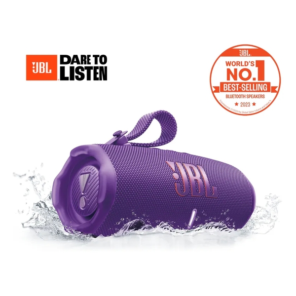 JBL - Charge 6 Portable Waterproof & Dustproof Bluetooth Speaker