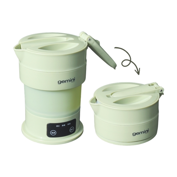 Gemini 0.6公升環球電壓摺疊式旅行水壺 GTK06GN