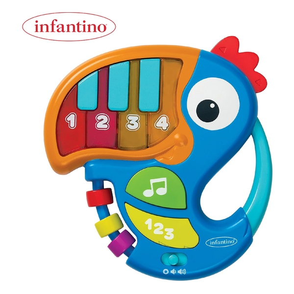 Infantino 鋼琴及數字學習巨嘴鳥