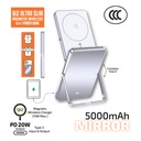 inno3C M0U Qi2 Mirror Ultra Slim Magnetic Wireless 6 in 1 Power Bank 5000mAh [CCC 3C Cert.]