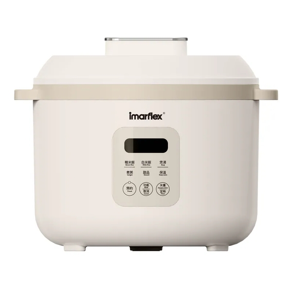 imarflex 伊瑪牌 - Porcelain Pot" Multifunctional Rice Cooker with White Porcelain Inner Pot (0.45L) IRC-FD16