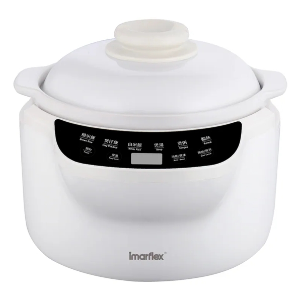 imarflex 伊瑪牌 - Multifunctional Rice Cooker with White Porcelain Inner Pot (1.0L) IRC-FD33C