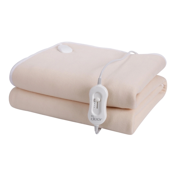 Deer - Smooth Fleece (Universal) Electric Blanket (Single/ Hand or Machine Washable)