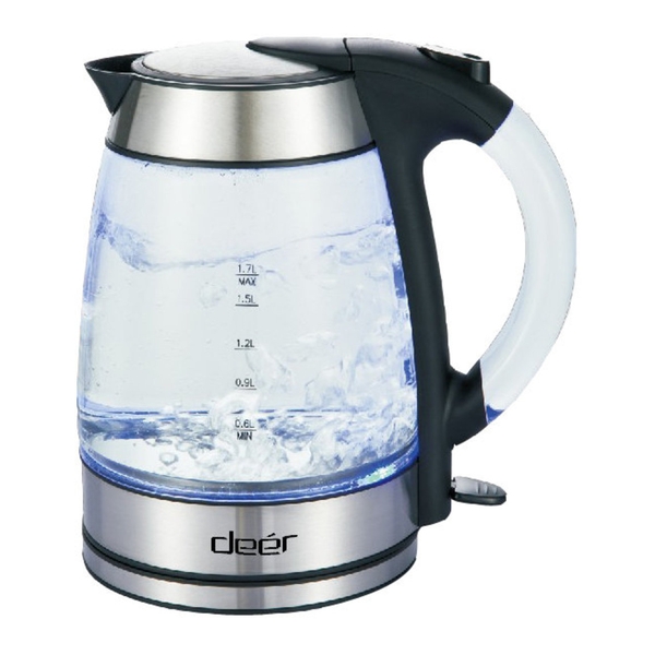 Deer - Cordless Electric Glass Kettle (1850-2200W) DK2172