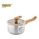 PEANUTS Authorized product foodgrade 16cm Stainless steel saucepan