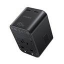 CHOETECH PD65W 2C+A GaN Travel Wall Charger