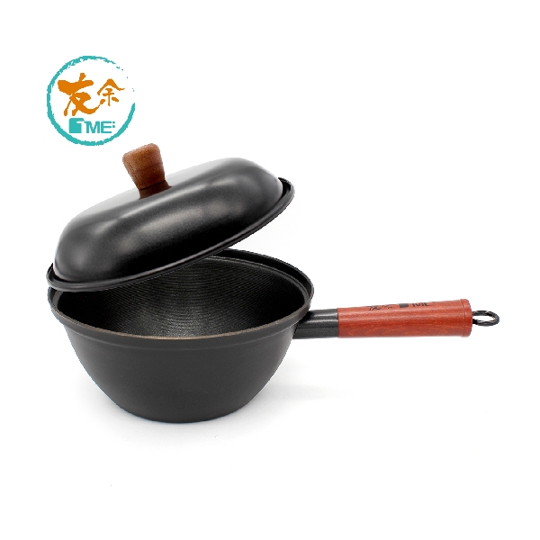 TME Iron Steel Saucepot with Lid 20cm