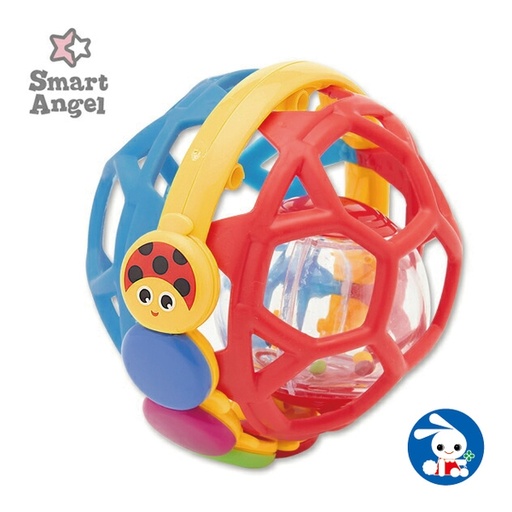 [165F0019] Smart Angel Baby Rattle Ball (Ladybug)