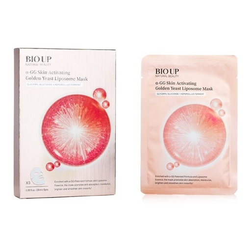 [157F0199] BIO UP a-GG Skin Activating Golden Yeast Liposome Mask