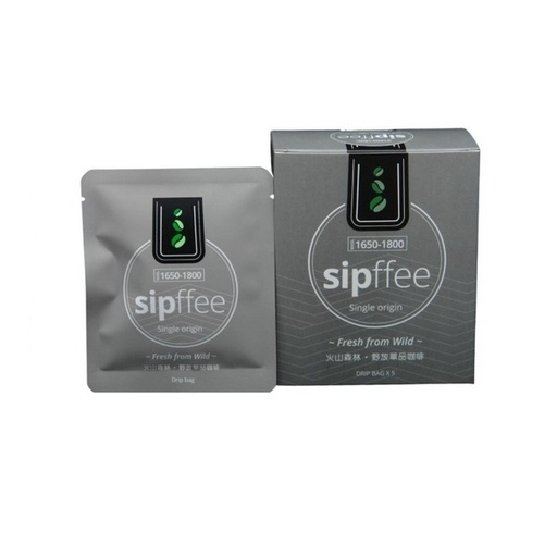 [125F0633] Sipffee Volcano Wild Bag 1800 Hanging Ear Bag - Medium roast(5 Pack)