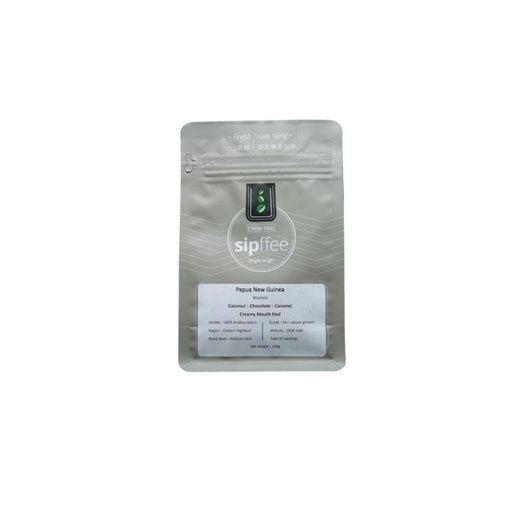[125F0660] Sipffee Volcano Wild 1800 Altitude PNG Coffee Cooked Beans / Ground Coffee - Medium roast (100g)
