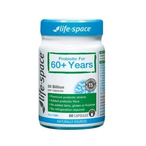 [140F0071] Life Space - 長青 (60歲以上)益生菌 60粒 (平行進口)