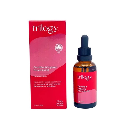 [125F0815] trilogy - 新版有機認證玫瑰果油 45ml (平行進口)