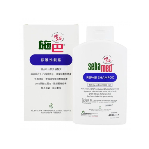 [025F0183] 施巴 - 修護洗髮露 400ml (原裝行貨)