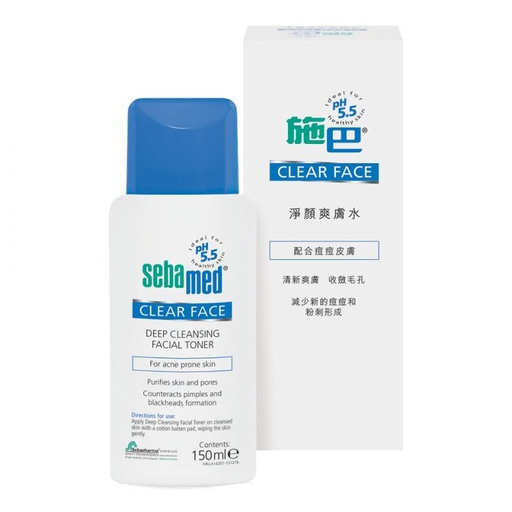 [125F0881] Sebamed - Clear Face Deep Cleansing Facial Toner 150ml (Authorized Goods)