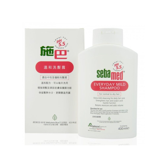 [116F0160] Sebamed - Everyday Mild Shampoo 400ml (Authorized Goods)