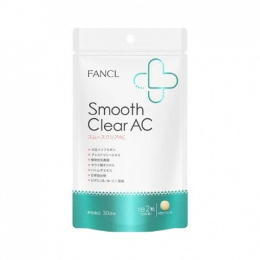 [116F0054] FANCL - Smooth Clear AC 60 tablets (30days)(Parallel Import)