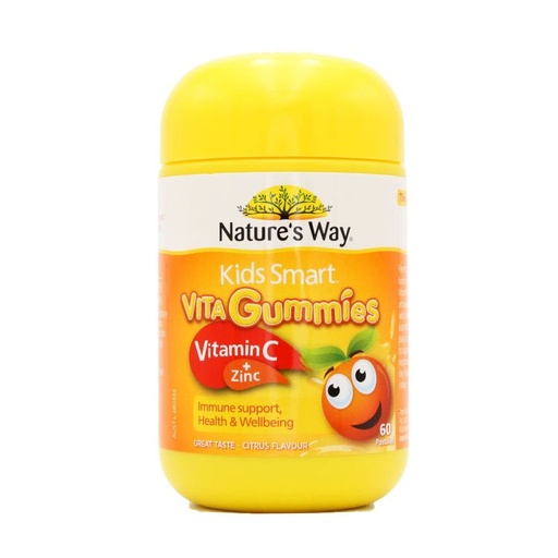 [049F8074] Nature's Way - Kids Smart Vita Gummies Vitamin C + Zinc 60 Pastilles (Parallel Import)