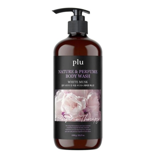 [125F0635] Plu - Nature And Perfume Body Wash, White Musk (1000g) (Parallel Import)