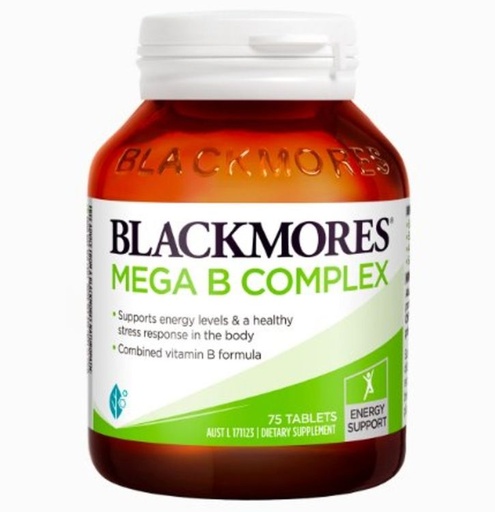 [125F0069] BLACKMORES - Extra Vitamin B 75 Capsules (Parallel Import)