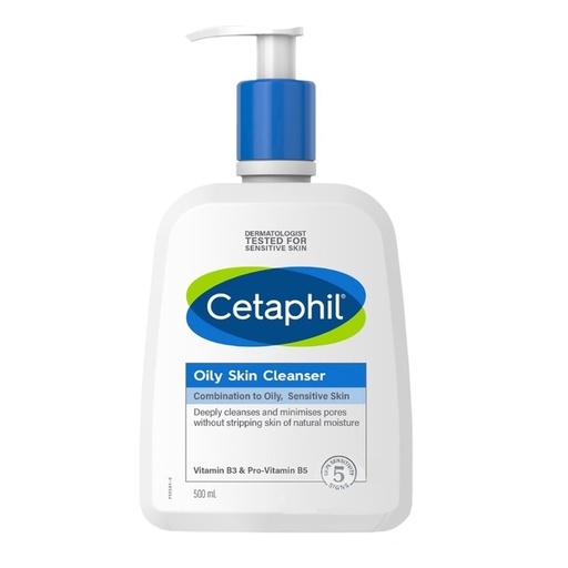 [125F0948] Cetaphil - Oily Skin Cleanser (500ml) (Authorized goods)