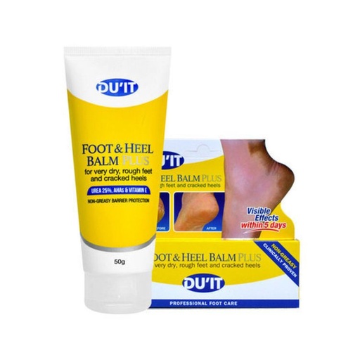 [141F0080] DU'IT - Foot & Heel Balm Plus (for Very Dry, Rough Feet and Cracked Heels) 50g (Parallel Import)