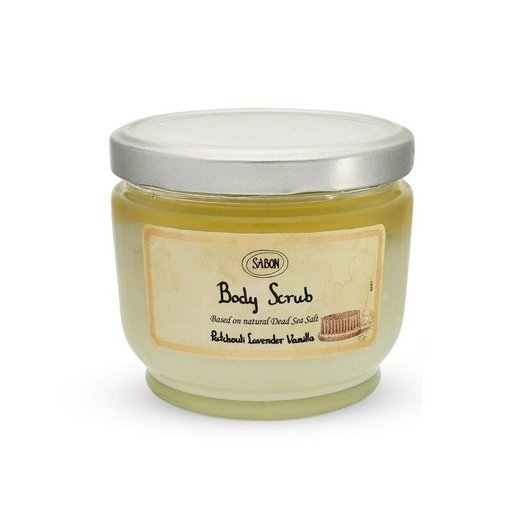 [104F0026] SABON - Body Scrub 600g - Patchouli Lanvender Vanilla (Parallel Import)
