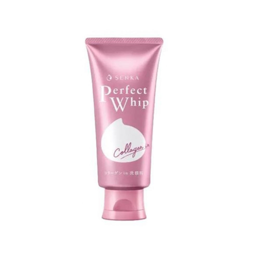 [172F0191] Shiseido- Senka Perfect Whip Collagen in Facial Cleansing Foam 120g - Pink (Parallel Import)