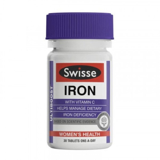 [172F0210] Swisse - Ultiboost 鐵質補充品 30 粒 (平行進口)