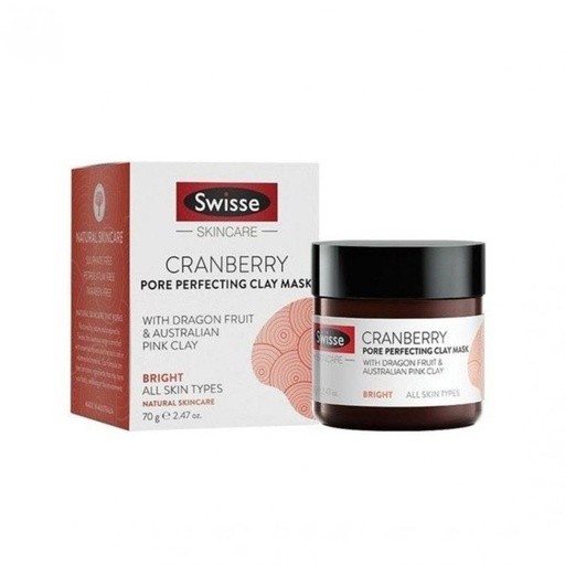 [125F0773] Swisse - Cranberry Pore Perfecting Clay Mask 70g (Parallel Import)