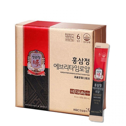 [172F0177] 正官庄 - EXTRACT EVERYTIME
高麗蔘膏口服液 21%高麗蔘精(10ml*30包)