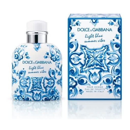[140F0052] DOLCE&GABBANA - Light Blue Summer Vibes Pour Homme EDT 125ml (Parallel Import)