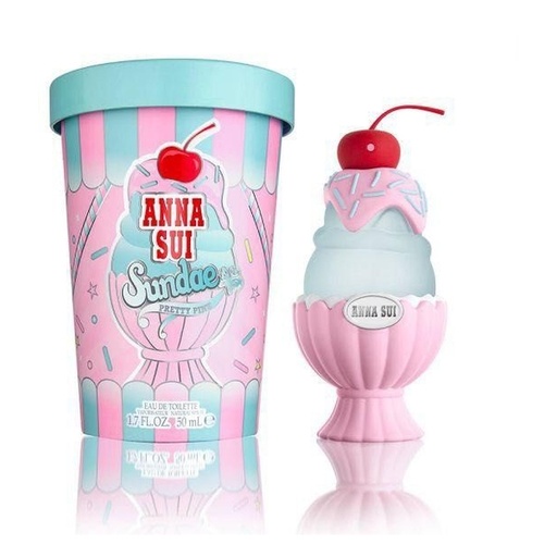 [159F0264] ANNA SUI - Sundae Pretty Pink Eau De Toilette 50ml - Pretty Pink (Parallel Import)