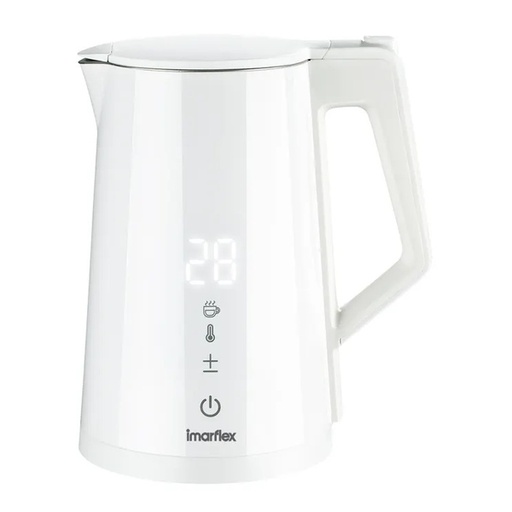 [123F0125] imarflex - Electronic Thermal Insulation Wireless Kettle (1.7L)