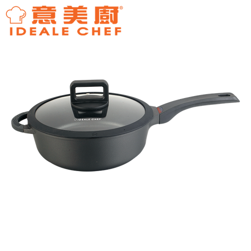 [138F0054] IDEALE CHEF DIE-CAST BK NON-STICK 26X9CM DEEP FRYPAN (THERMO RANGE) IC17028T