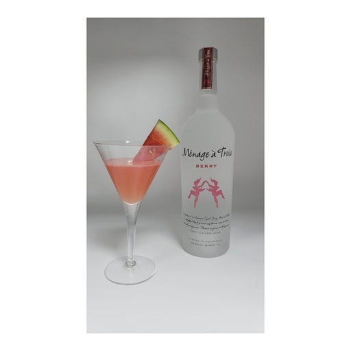 [121F0016] Menage a Trois Vodka, Berry (6 bottles)