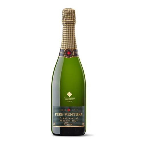 [167F0039] Spanish sparkling wine CavaPere Ventura Organic Brut Reserva Primer 4 bottles