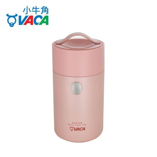 [138F0175] VACA 1.0L SUS316 VACUUM FOOD JAR (PINK) HCV501P