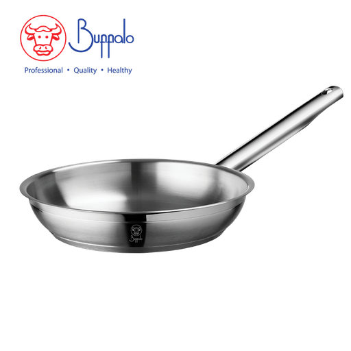 [138F0191] BUFFALO EXCITE 28CM S/ST CAPSULATED BOTTOM FRYPAN